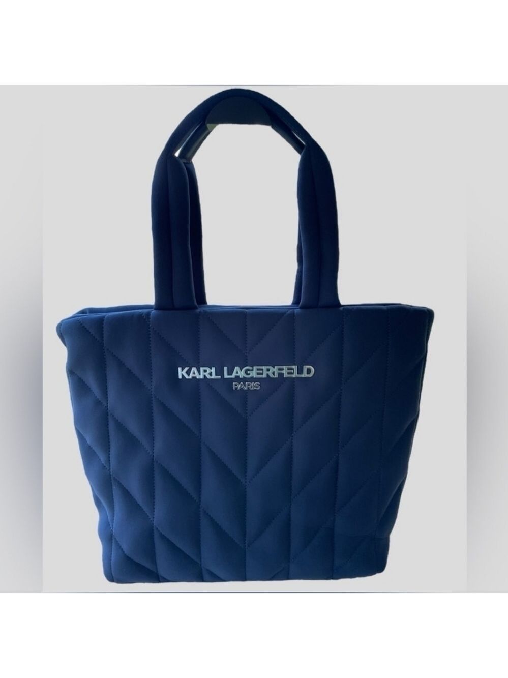 Karl Lagerfield Puffy Blue Tote LH5A18CA